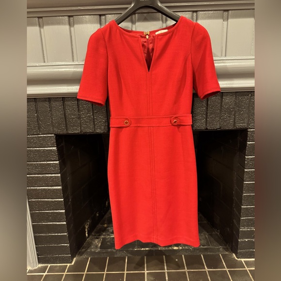 Tory Burch Dresses & Skirts - Tory Burch Red Sheath Dress Size 6